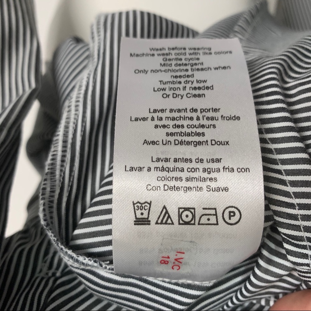 Motherhood Maternity Nursing Wrap Tunic Striped - Picture 8 of 9